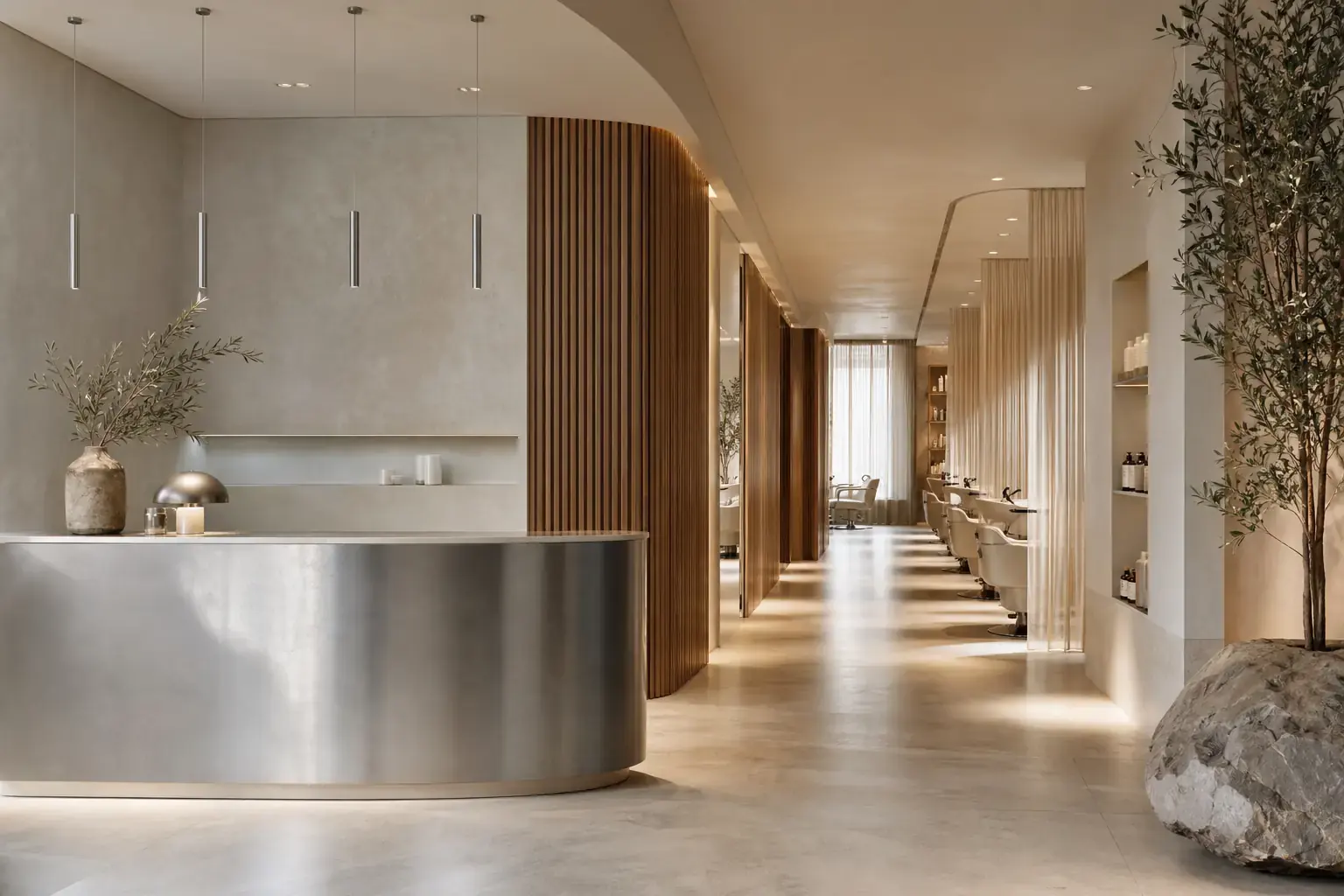 Clinic and beauty salon environment